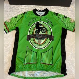 Pearl Izumi Select Wheelie Good Wheat Beer Cycling Jersey Mens‎ Medium Green
